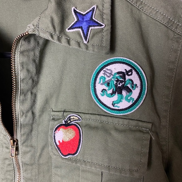 Disney Descendants D-signed utilitarian cargo kids girls size 12 olive green - Picture 7 of 14